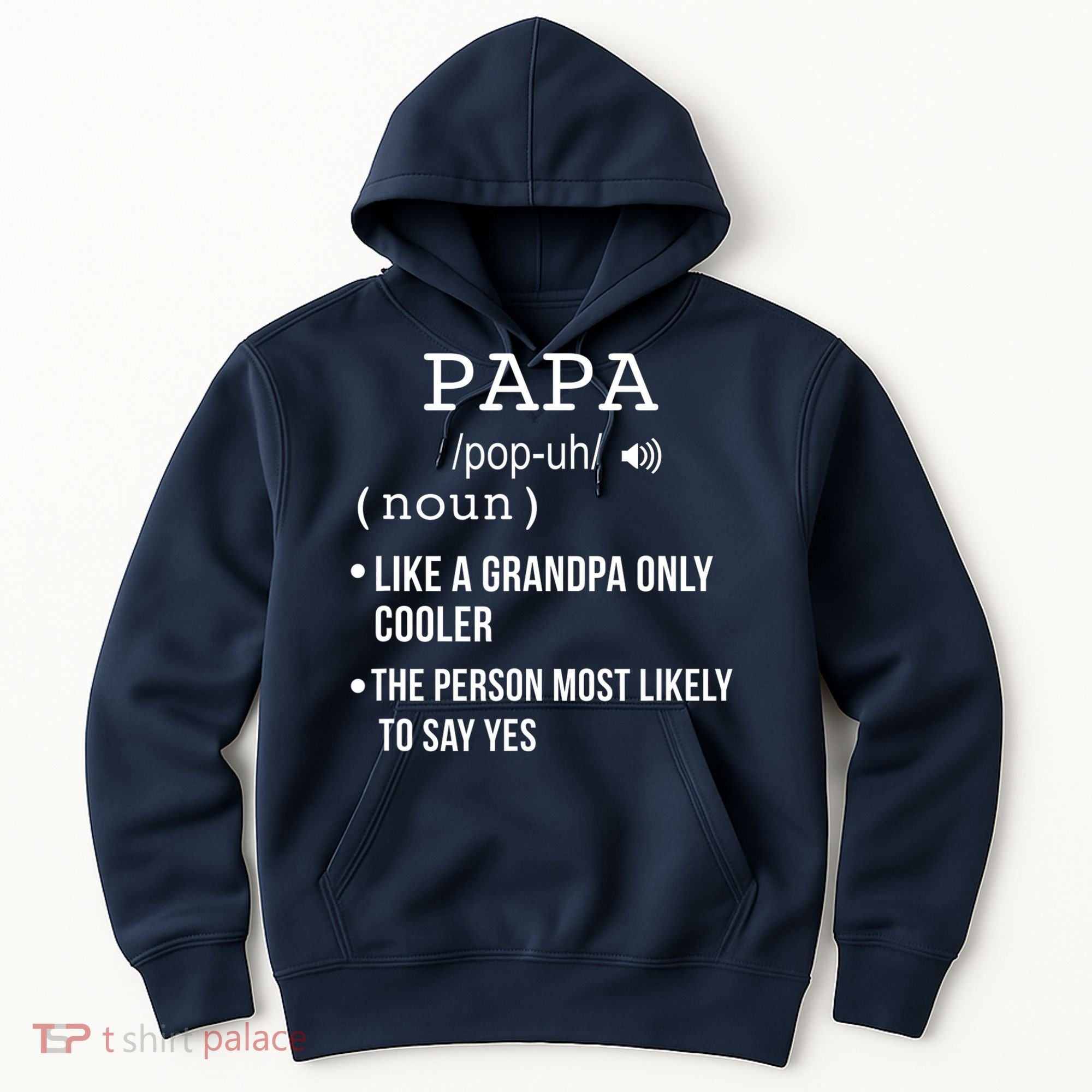 Papa Gift From Grandkids Father's Day Shirt Papa Definition Hoodie