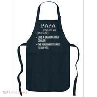 Papa Gift From Grandkids Father's Day Shirt Papa Definition Apron thumb 0