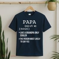 Papa Gift From Grandkids Father's Day Shirt Papa Definition T-Shirt thumb 2