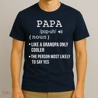 Papa Gift From Grandkids Father's Day Shirt Papa Definition T-Shirt thumb 3