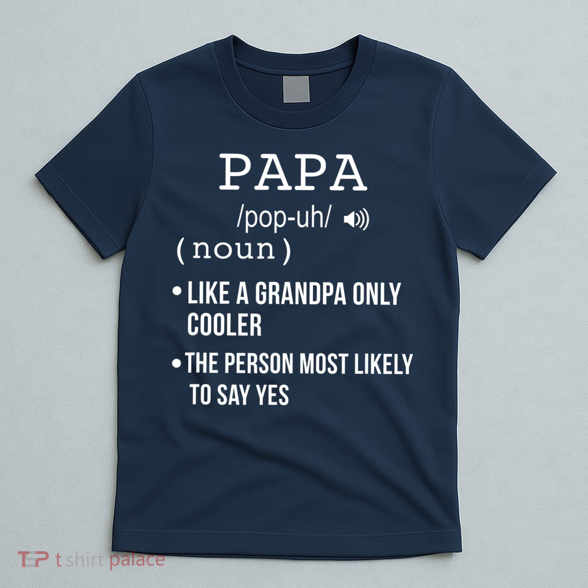 Papa Gift From Grandkids Father's Day Shirt Papa Definition T-Shirt