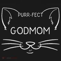 Purrfect Godmom Funny Cat Lover Godmother Kitty Owner Tank Top thumb 6