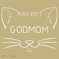 Purrfect Godmom Funny Cat Lover Godmother Kitty Owner Hoodie thumb 2