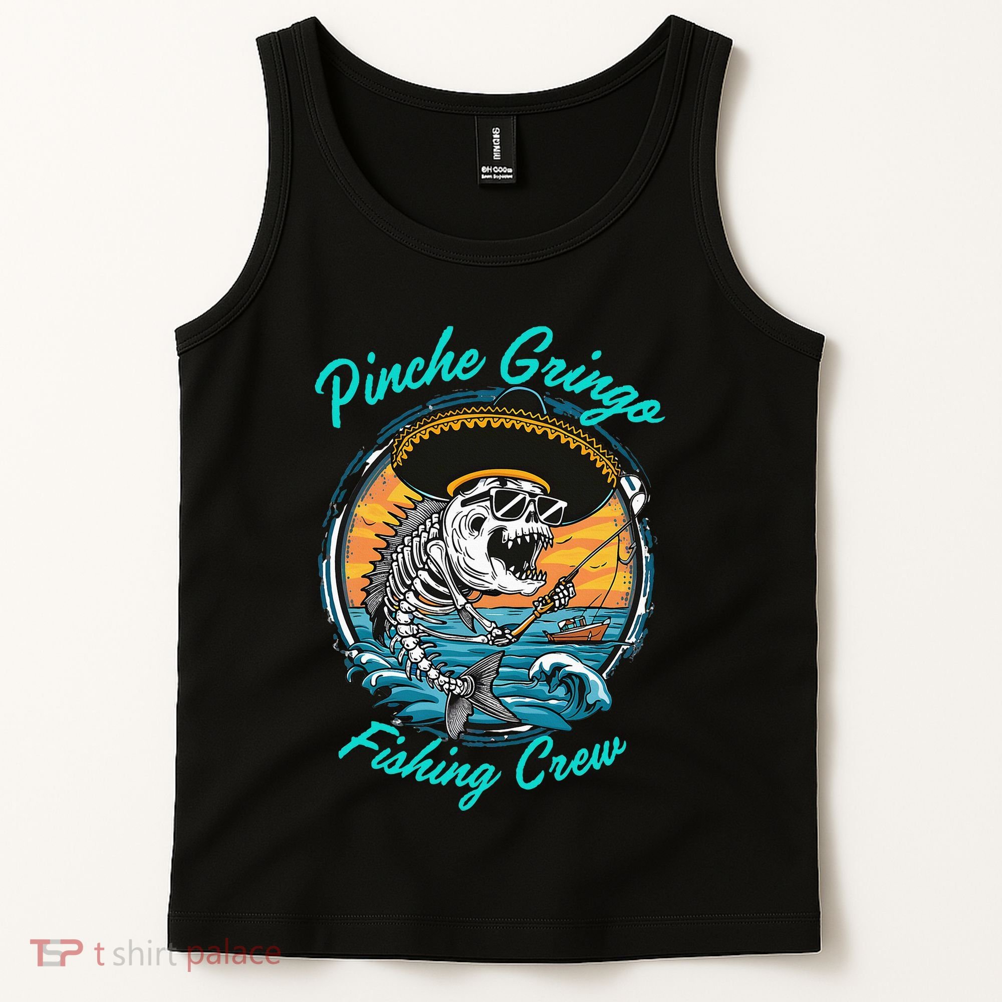 P.I.N.C.H.E G.R.I.N.G.O Fishing Crew Tank Top