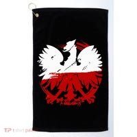 Poland Gift For Polish Poland Polska Krakoau Golf Towel thumb 0