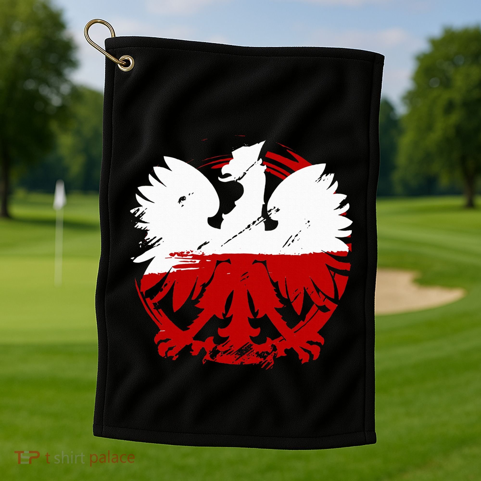 Poland Gift For Polish Poland Polska Krakoau Golf Towel