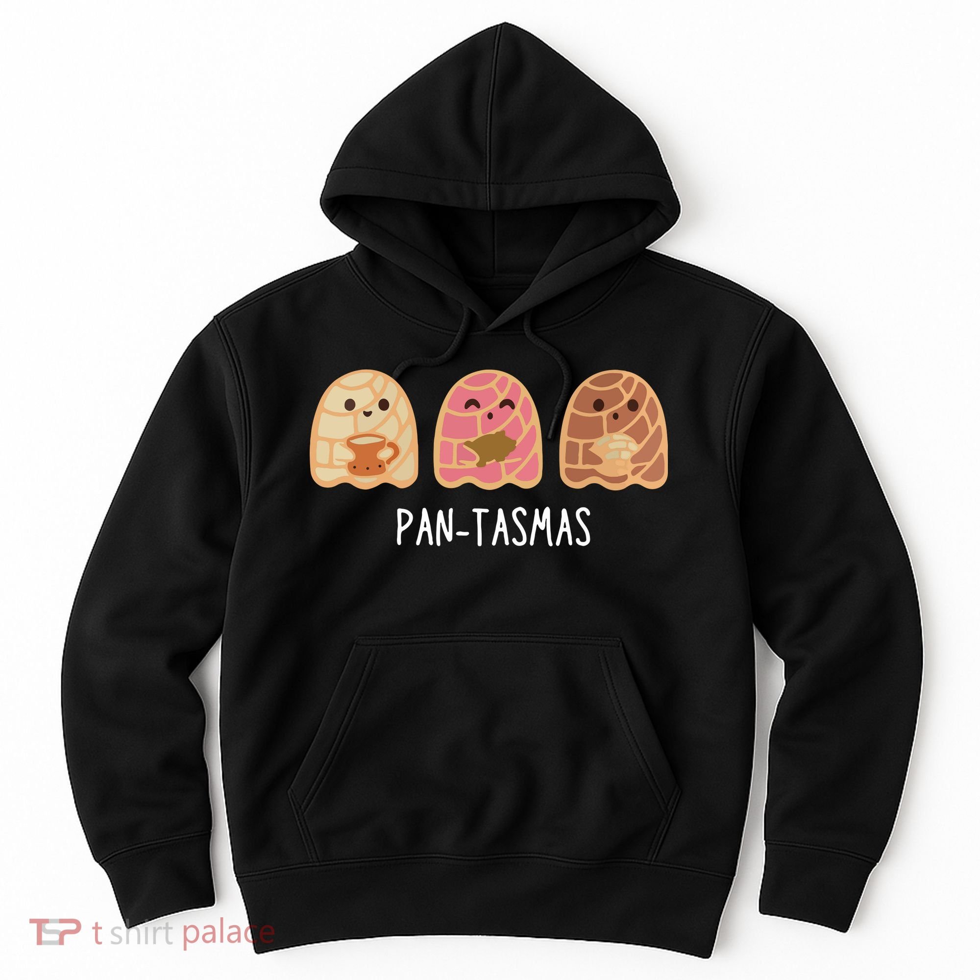 Pantasmas Ghost Funny Spooky Conchas Mexican Ghost Hoodie