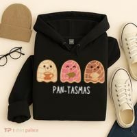 Pantasmas Ghost Funny Spooky Conchas Mexican Ghost Hoodie thumb 4