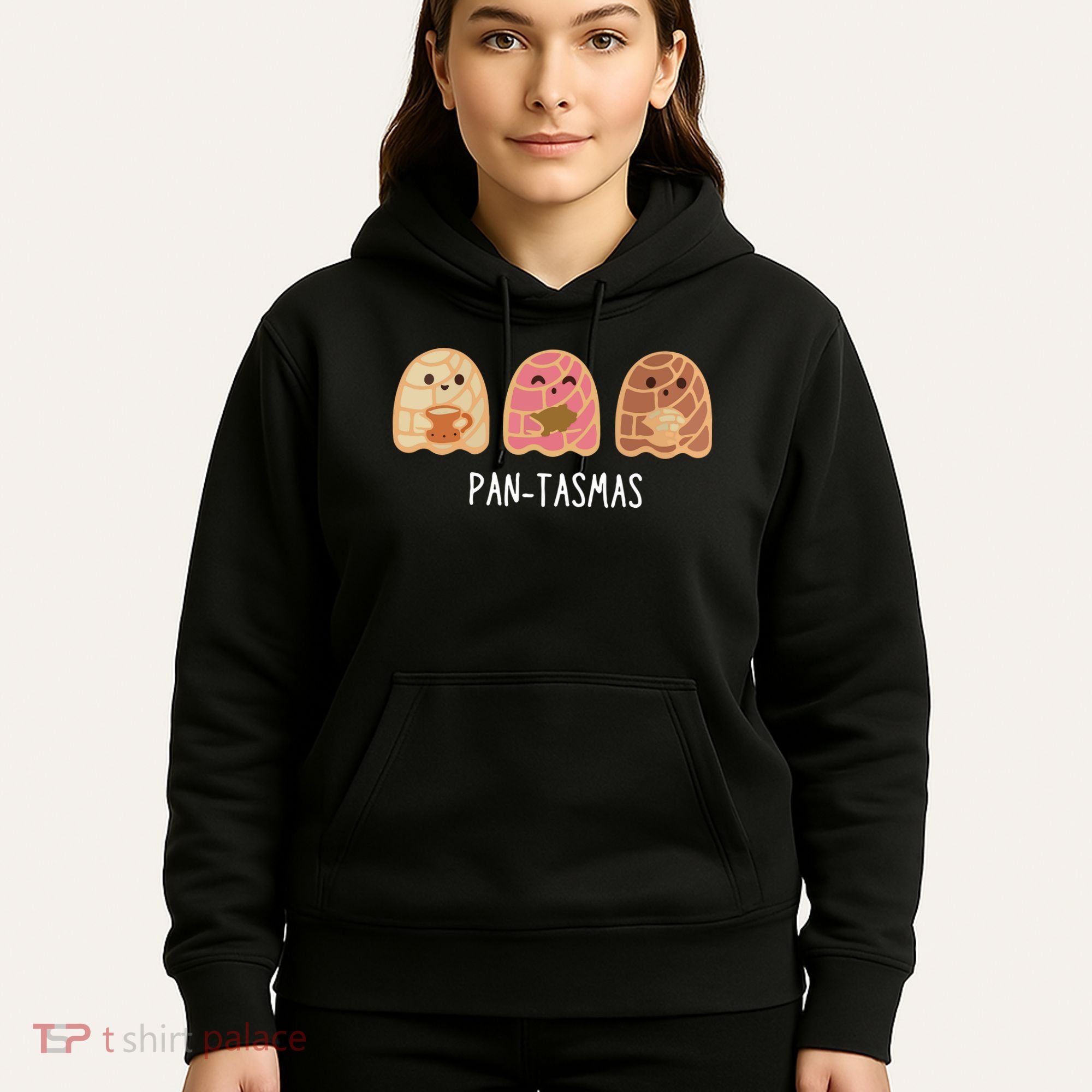 Pantasmas Ghost Funny Spooky Conchas Mexican Ghost Hoodie