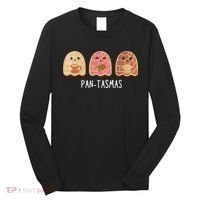 Pantasmas Ghost Funny Spooky Conchas Mexican Ghost Long Sleeve Shirt thumb 0