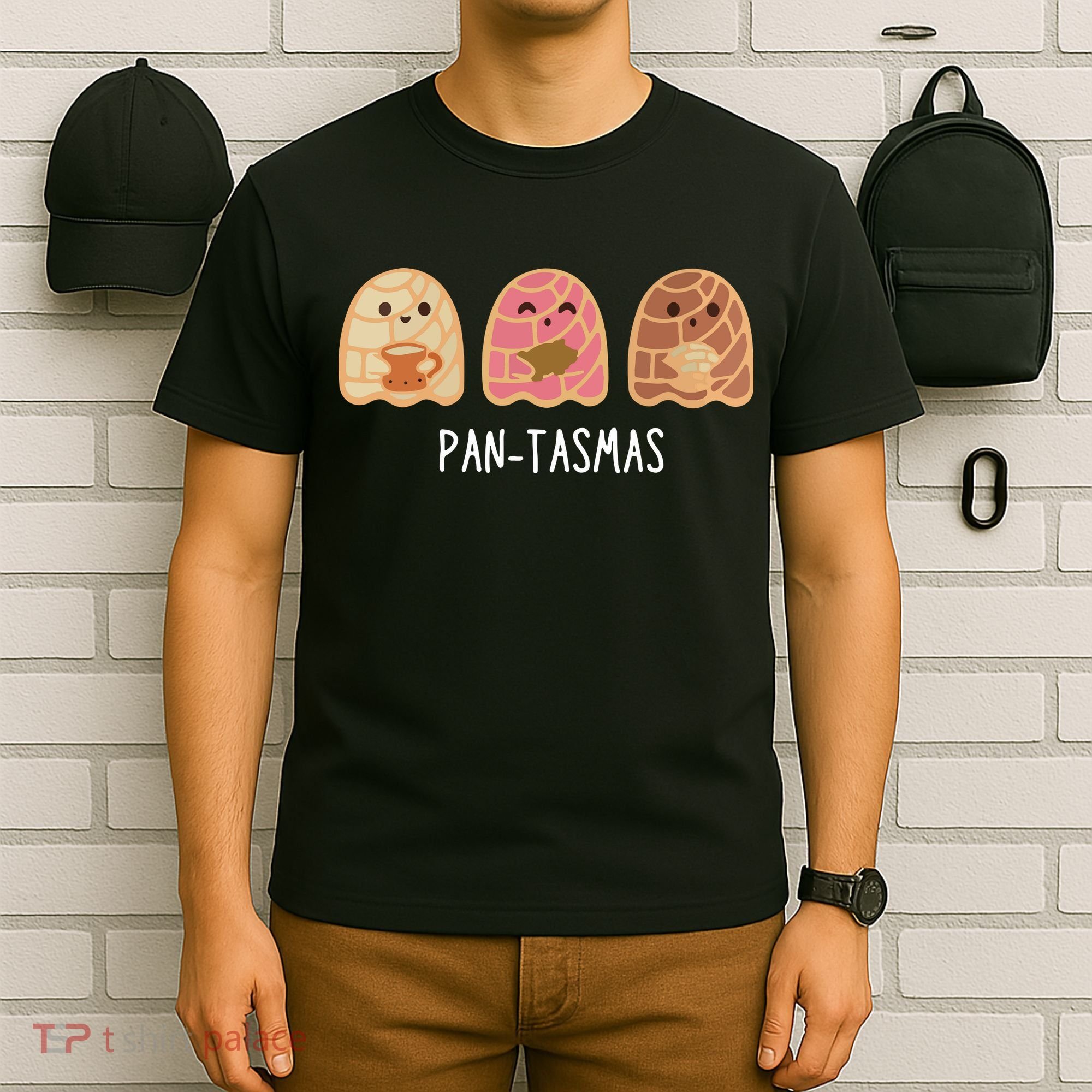 Pantasmas Ghost Funny Spooky Conchas Mexican Ghost T-Shirt