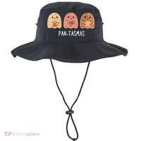 Pantasmas Ghost Funny Spooky Conchas Mexican Ghost Bucket Hat thumb 0