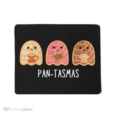 Pantasmas Ghost Funny Spooky Conchas Mexican Ghost Mousepad
