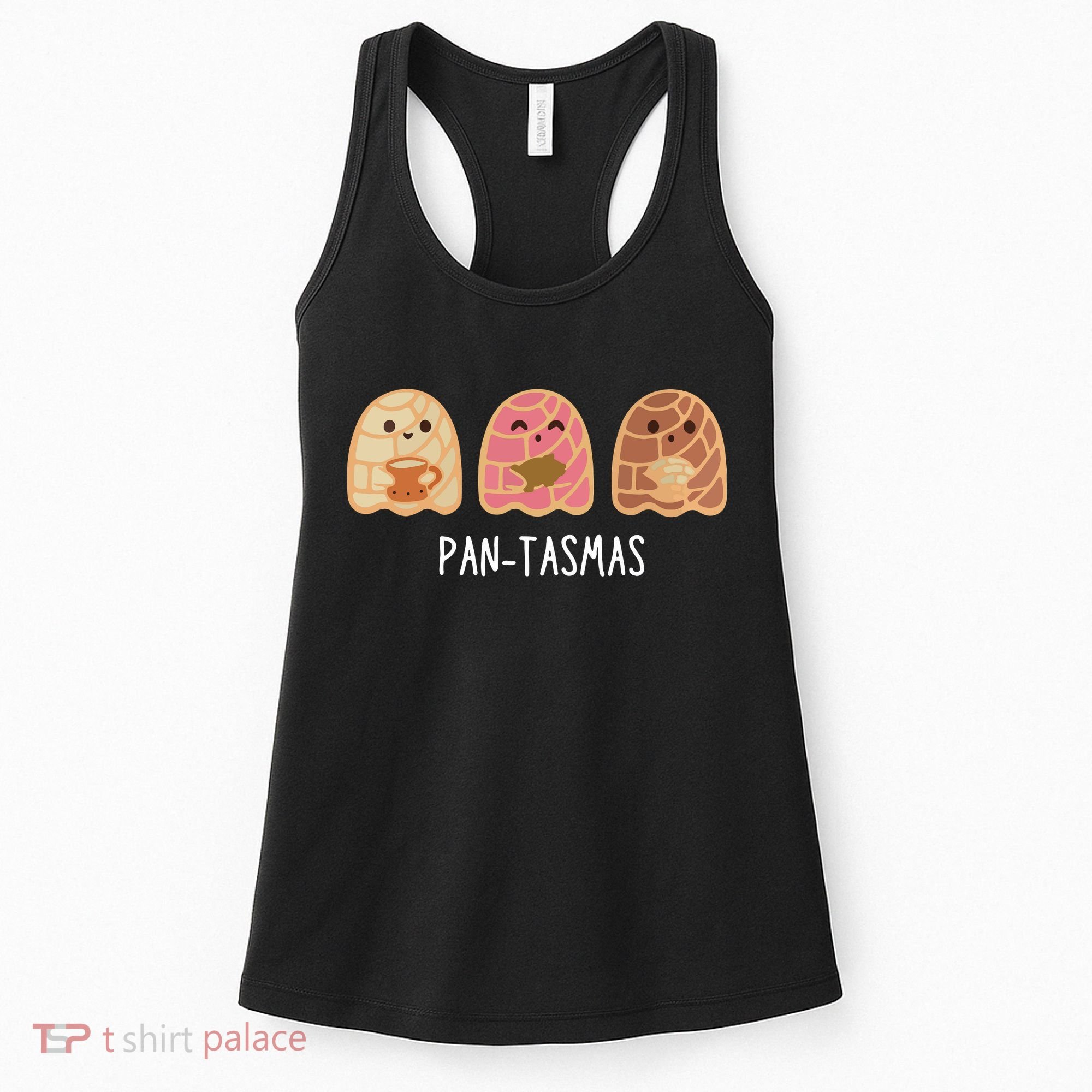 Pantasmas Ghost Funny Spooky Conchas Mexican Ghost Women's Tank Top