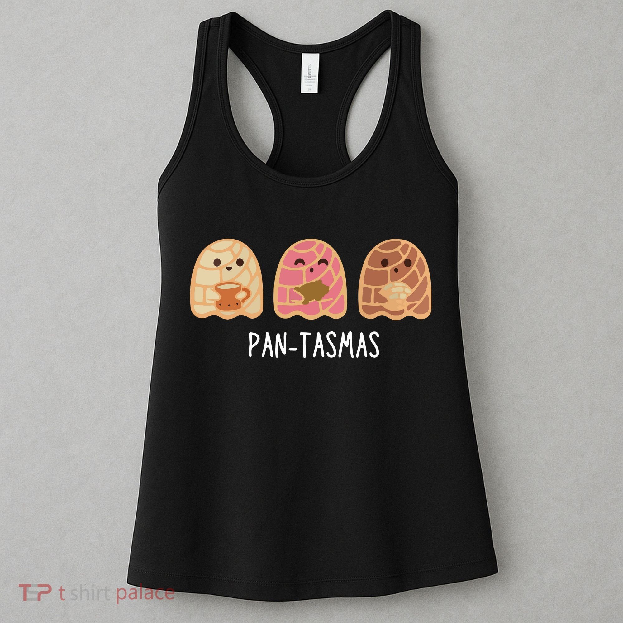 Pantasmas Ghost Funny Spooky Conchas Mexican Ghost Women's Tank Top