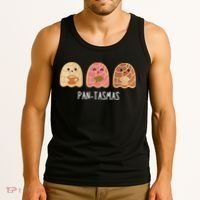 Pantasmas Ghost Funny Spooky Conchas Mexican Ghost Tank Top thumb 3