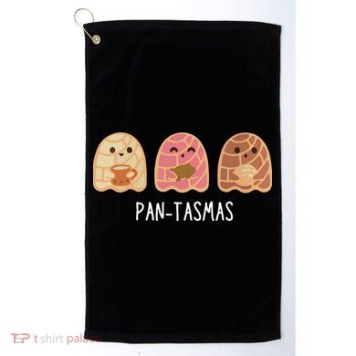 Pantasmas Ghost Funny Spooky Conchas Mexican Ghost Golf Towel