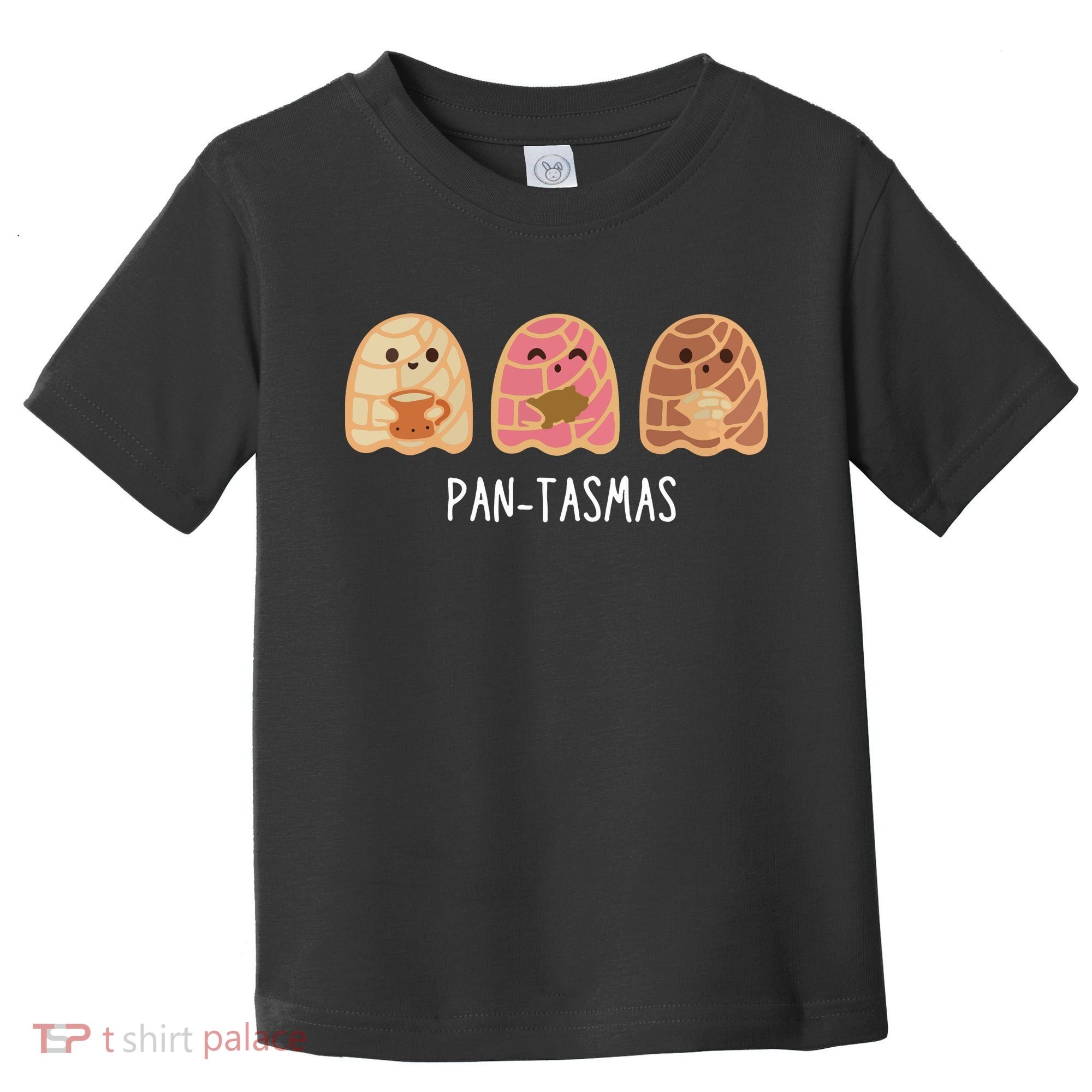 Pantasmas Ghost Funny Spooky Conchas Mexican Ghost Toddler T-Shirt
