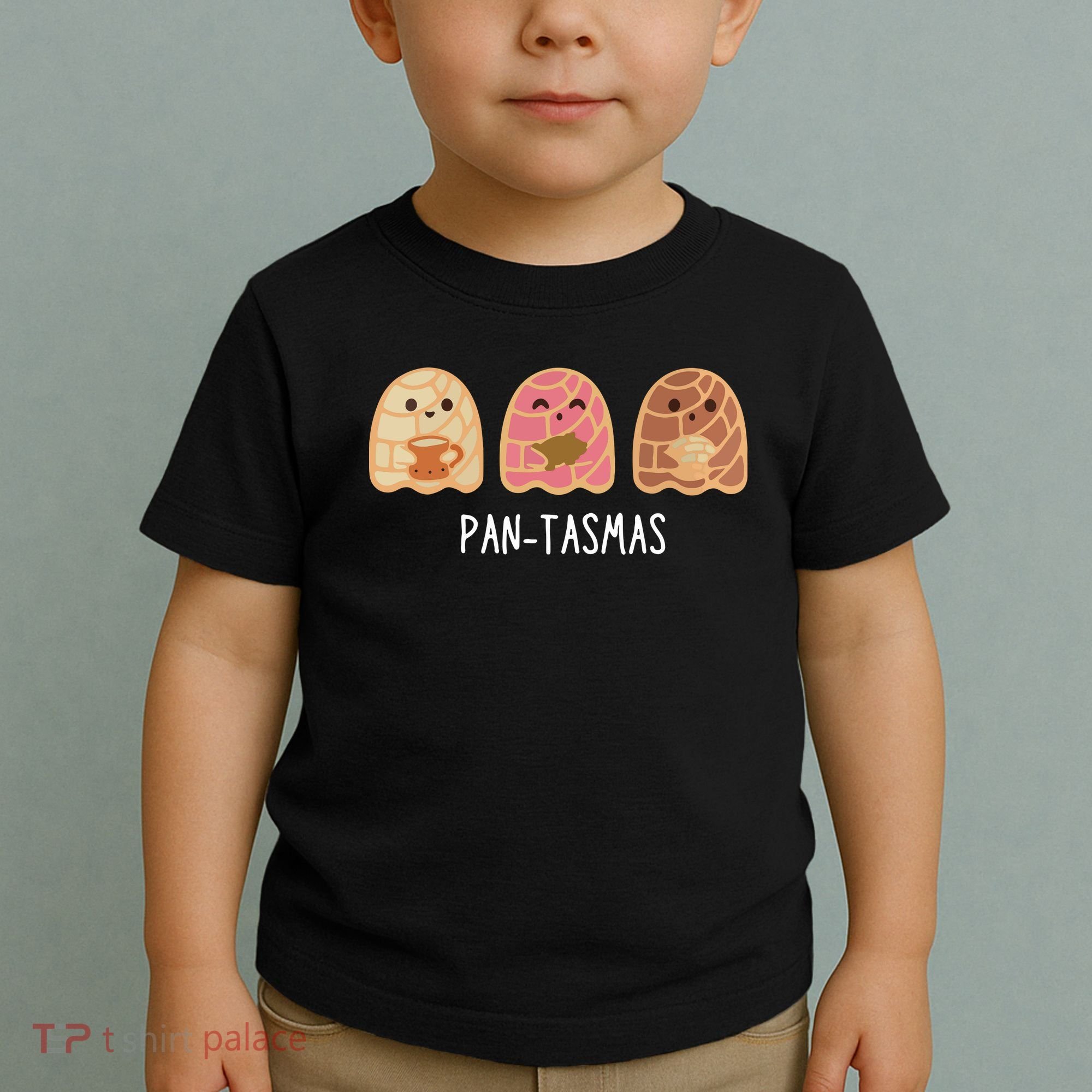 Pantasmas Ghost Funny Spooky Conchas Mexican Ghost Toddler T-Shirt