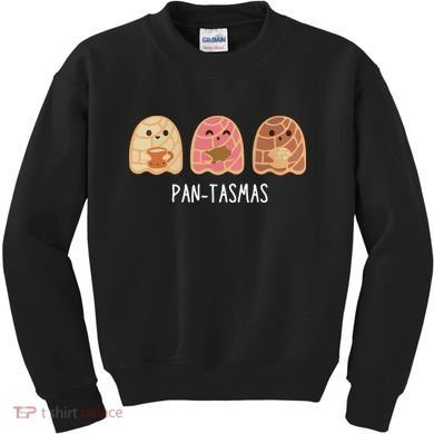 Pantasmas Ghost Funny Spooky Conchas Mexican Ghost Kids Sweatshirt
