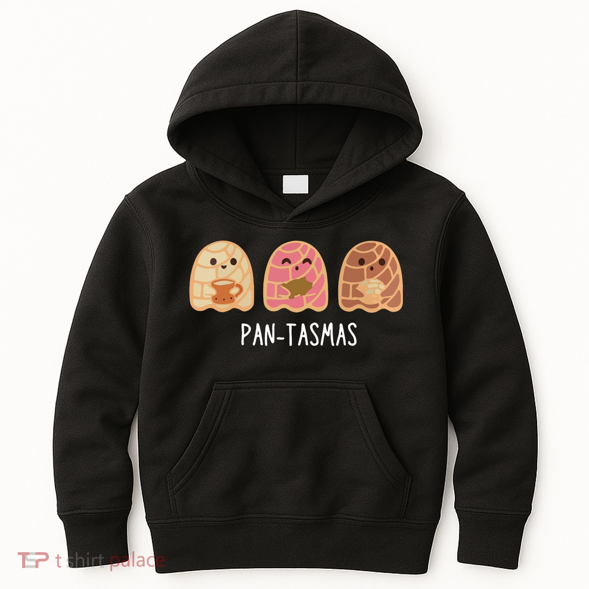 Pantasmas Ghost Funny Spooky Conchas Mexican Ghost Kids Hoodie