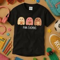 Pantasmas Ghost Funny Spooky Conchas Mexican Ghost Kids T-Shirt thumb 3