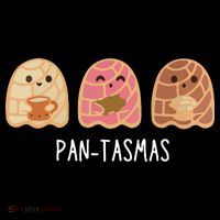 Pantasmas Ghost Funny Spooky Conchas Mexican Ghost Kids T-Shirt thumb 4
