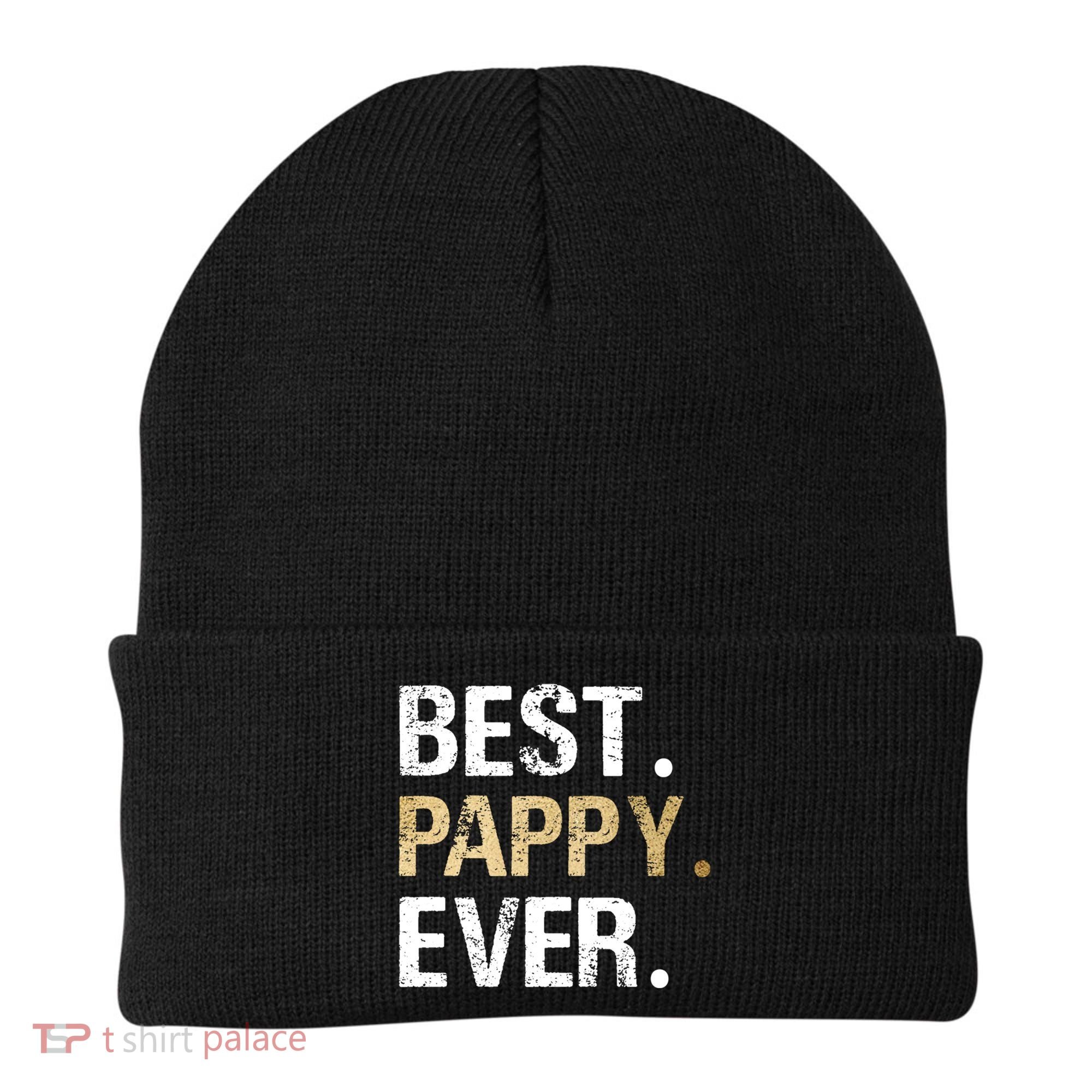 Pappy Gift From Granddaughter Grandson Best Pappy Ever Gift Beanie