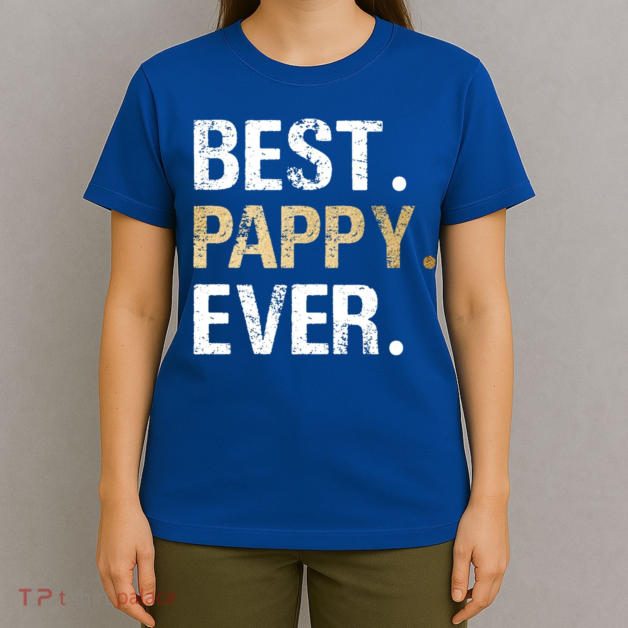Pappy Gift From Granddaughter Grandson Best Pappy Ever Gift T-Shirt