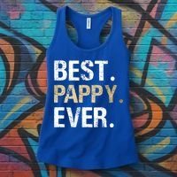 Pappy Gift From Granddaughter Grandson Best Pappy Ever Gift Women's Tank Top thumb 3