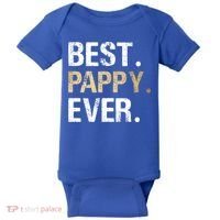 Pappy Gift From Granddaughter Grandson Best Pappy Ever Gift Baby Bodysuit thumb 0
