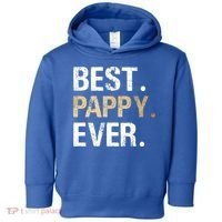 Pappy Gift From Granddaughter Grandson Best Pappy Ever Gift Toddler Hoodie thumb 0