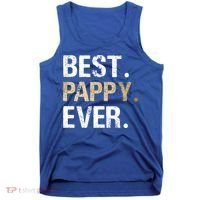 Pappy Gift From Granddaughter Grandson Best Pappy Ever Gift Tank Top thumb 0