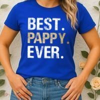 Pappy Gift From Granddaughter Grandson Best Pappy Ever Gift Women's T-Shirt thumb 2