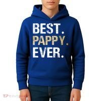 Pappy Gift From Granddaughter Grandson Best Pappy Ever Gift Kids Hoodie thumb 4