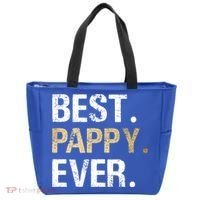 Pappy Gift From Granddaughter Grandson Best Pappy Ever Gift Tote Bag thumb 0