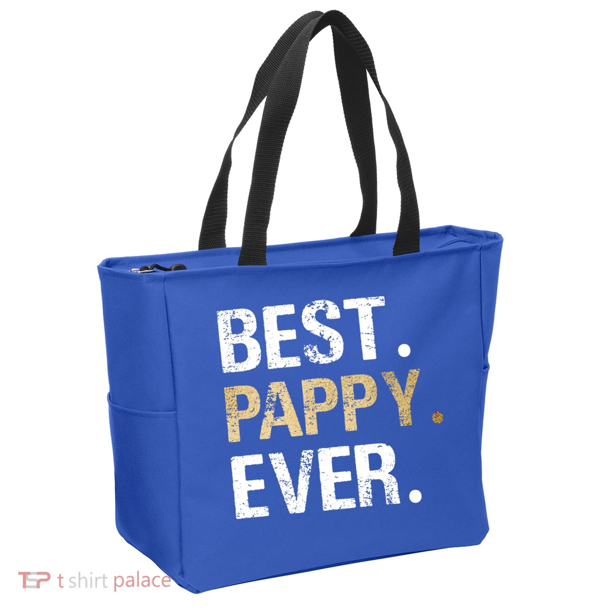 Pappy Gift From Granddaughter Grandson Best Pappy Ever Gift Tote Bag