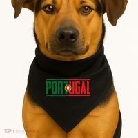 Portugal Gift For Any Portuguese USA-Made Doggie Bandana thumb 1