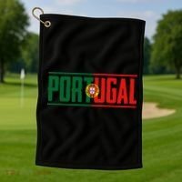 Portugal Gift For Any Portuguese Golf Towel thumb 1