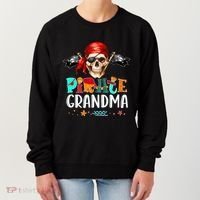 Pirate Grandma Funny Birthday Pirate Day Family Matching Women's Sweatshirt thumb 0