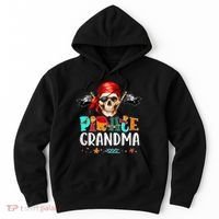 Pirate Grandma Funny Birthday Pirate Day Family Matching Hoodie thumb 0