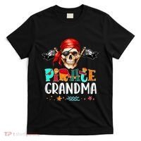 Pirate Grandma Funny Birthday Pirate Day Family Matching T-Shirt thumb 0