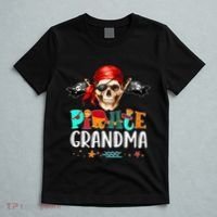 Pirate Grandma Funny Birthday Pirate Day Family Matching T-Shirt thumb 5