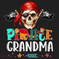 Pirate Grandma Funny Birthday Pirate Day Family Matching Hat thumb 2
