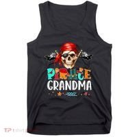 Pirate Grandma Funny Birthday Pirate Day Family Matching Tank Top thumb 0