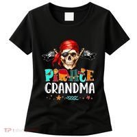 Pirate Grandma Funny Birthday Pirate Day Family Matching Women's T-Shirt thumb 0