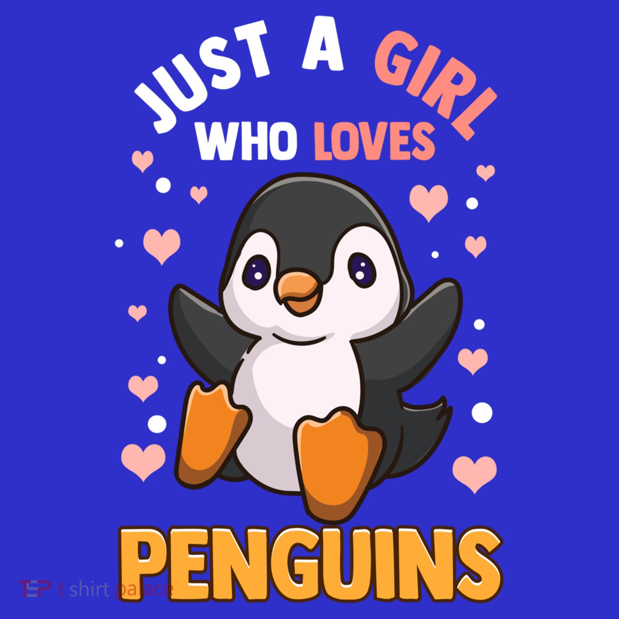 Penguin Gift For Girls Just A Girl Who Loves Penguins Gift Baby Bodysuit