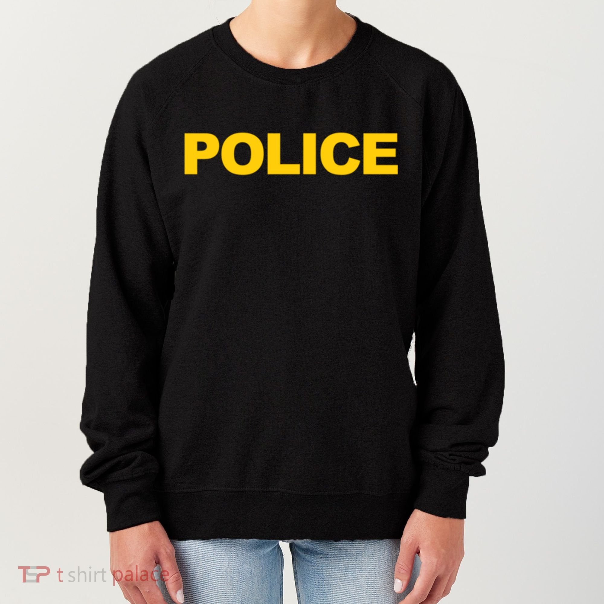 Police Gift Front And Back Print Police Law Enforcet Women's Sweatshirt
