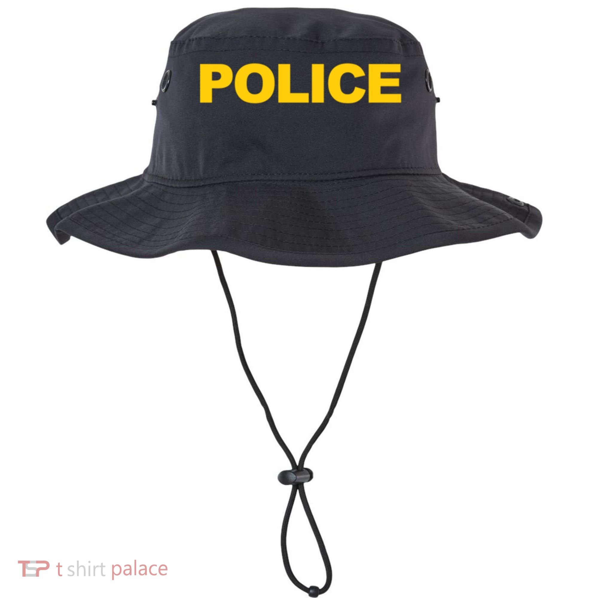 Police Gift Front And Back Print Police Law Enforcet Bucket Hat