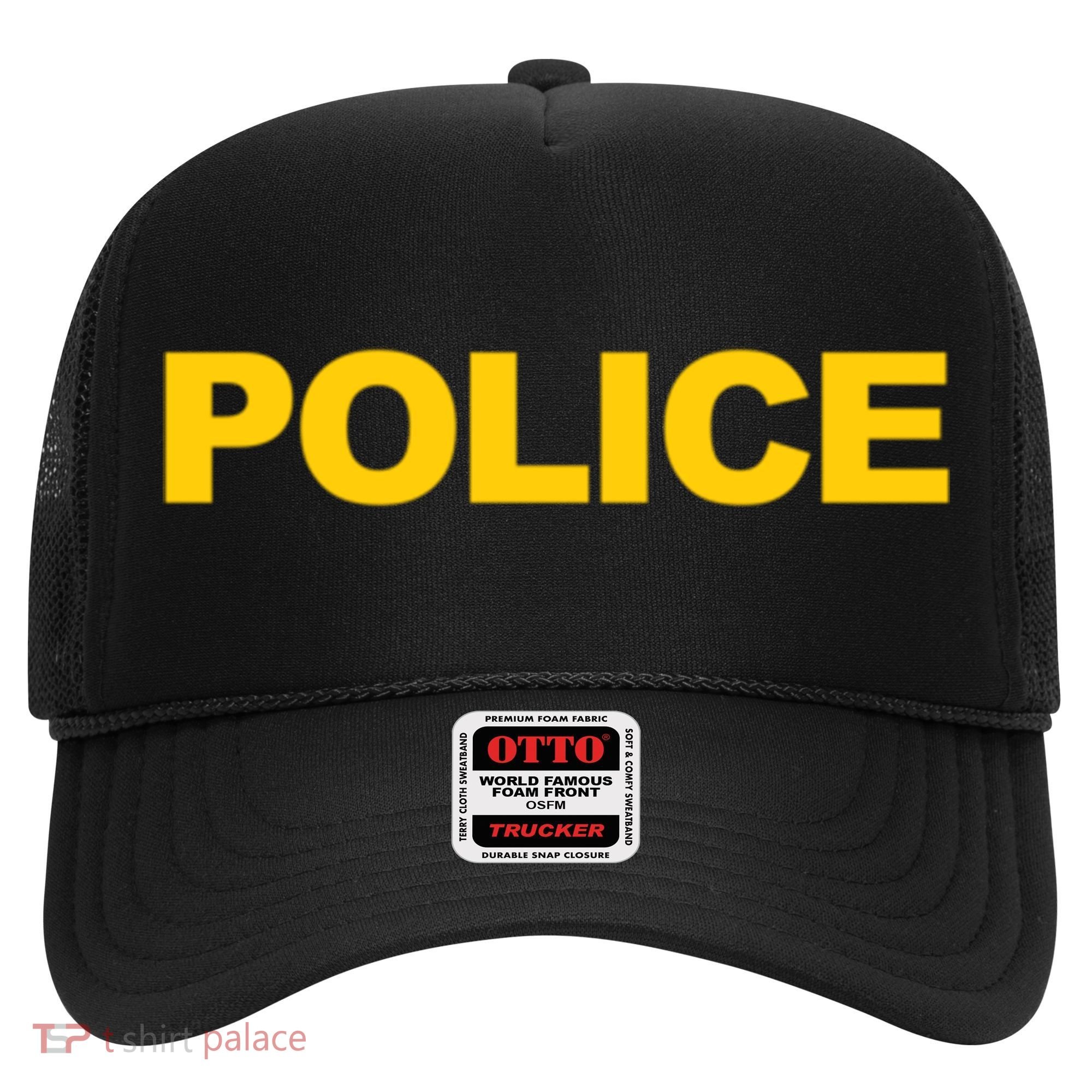 Police Gift Front And Back Print Police Law Enforcet Hat